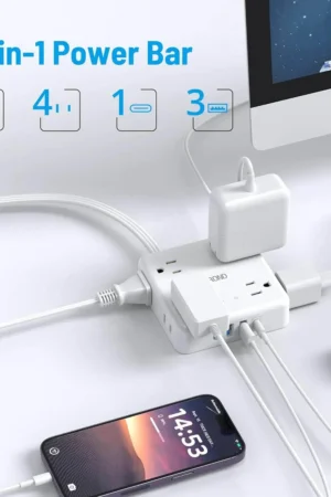 8 Outlets Power Bar